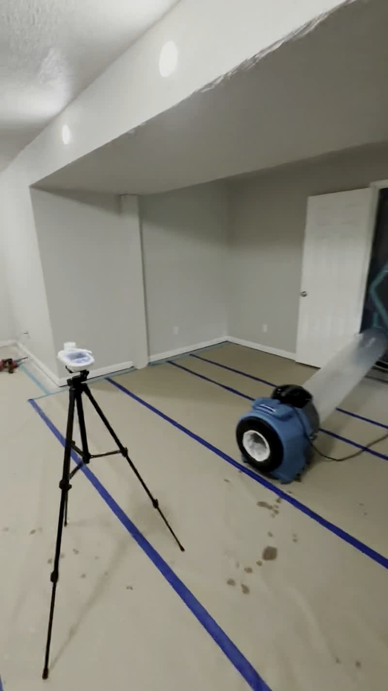 Moisture and air quality verification after restoration